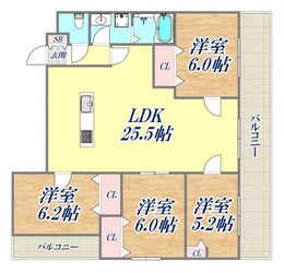 MESSAGE苦楽園三番町の物件間取画像